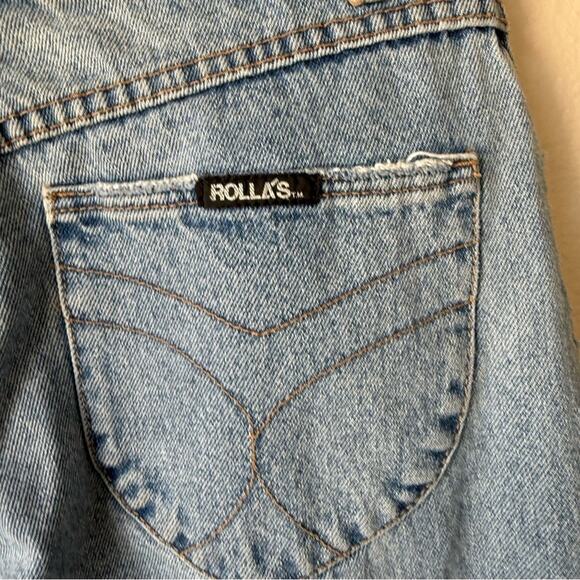Rolla's Straight Light Blue Distressed Jeans Size 27 - Picture 5 of 6